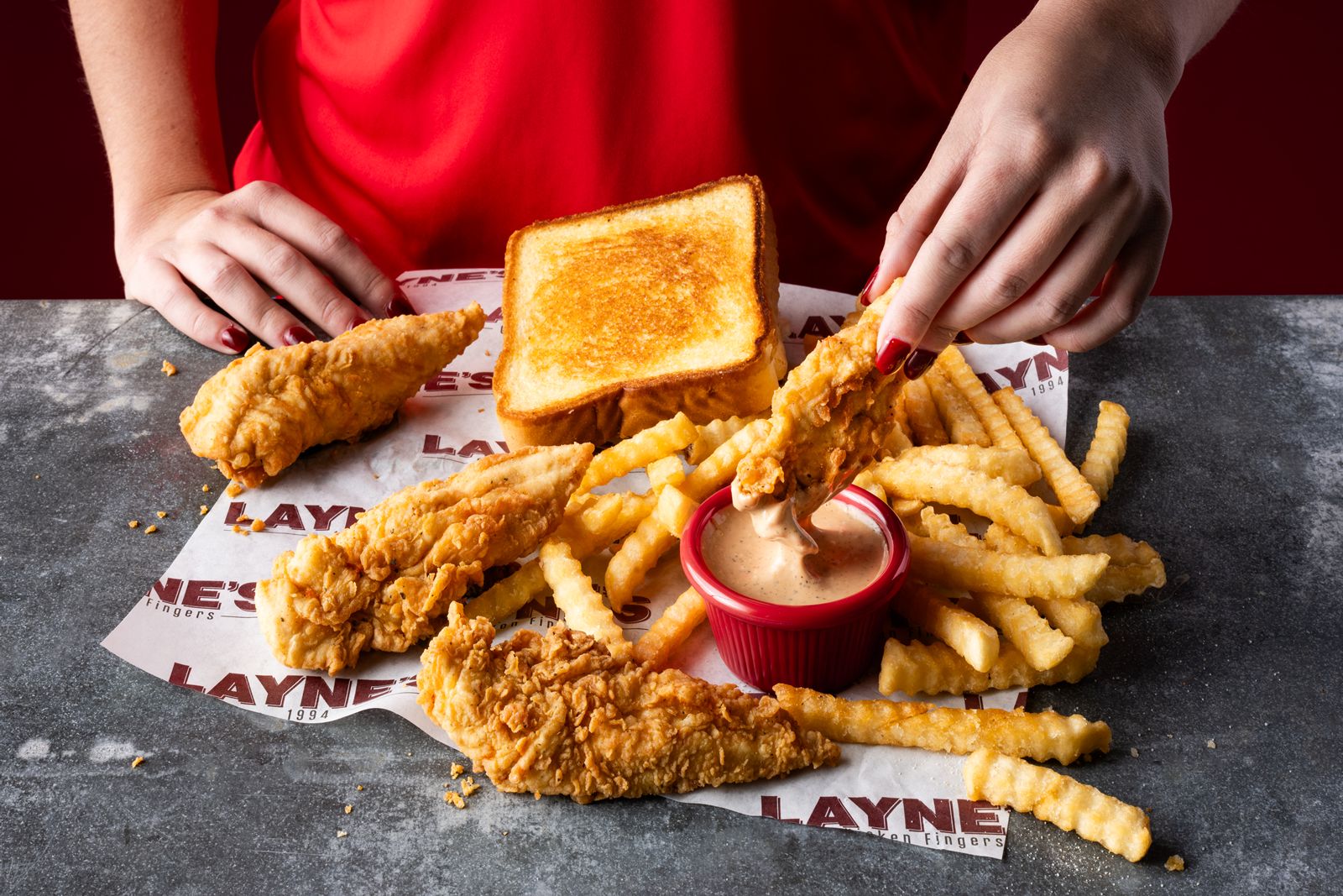 Layne's Chicken Fingers Brings the Crunch to Cypress with a July 18 Grand Opening and Free Layne's for a Year Layne's Chicken Fingers Brings the Crunch to Cypress with a July 18 Grand Opening and Free Layne's for a Year
