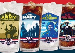 Pizza Inn Celebrates America’s 250th by Honoring U.S Armed Forces with Collectible Glasses