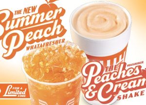 Whataburger Serves Up a Taste of Summer with Two New Peachy Treats