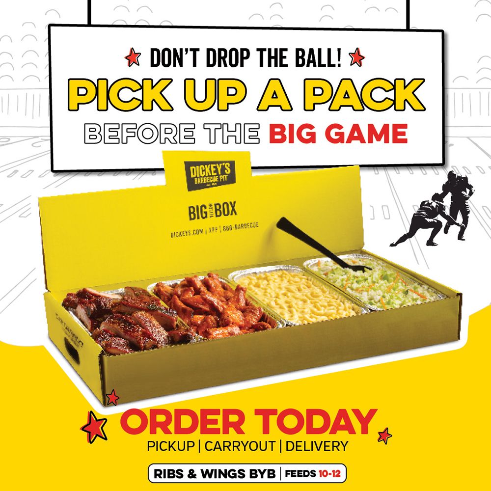 Dickey's Barbecue Pit Serves Up Smokin' Deals for Football Season Kickoff and Labor Day Weekend Dickey's Barbecue Pit Serves Up Smokin' Deals for Football Season Kickoff and Labor Day Weekend