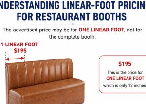 What Restaurant Owners Need To Know When Buying Restaurant Booths With Low Linear-Foot Pricing – and When It Feels Like a Bait and Switch