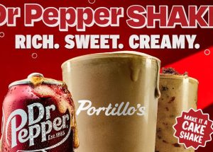 Portillo’s and Dr Pepper “Shake” Things Up, Launching Limited-Time Shake and Cake Shake