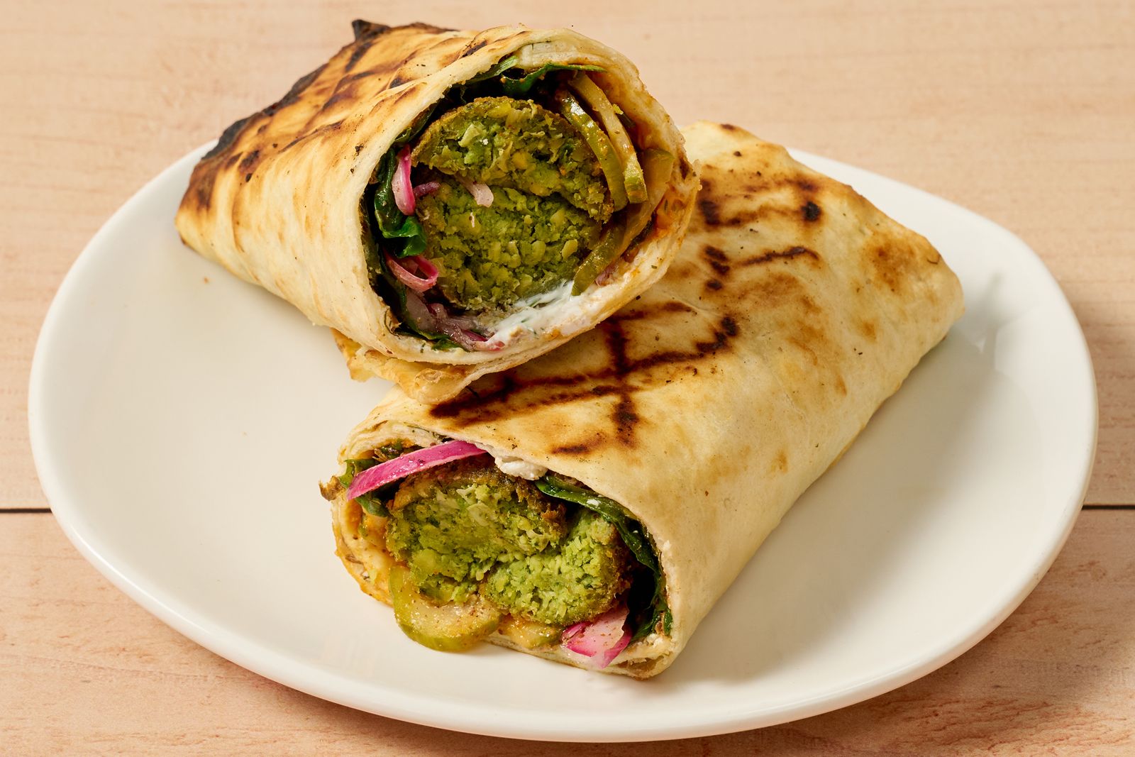Tender Greens Mediterranean Wrap with Falafel Tender Greens Wraps Up Summer with New Mediterranean-Inspired Wraps