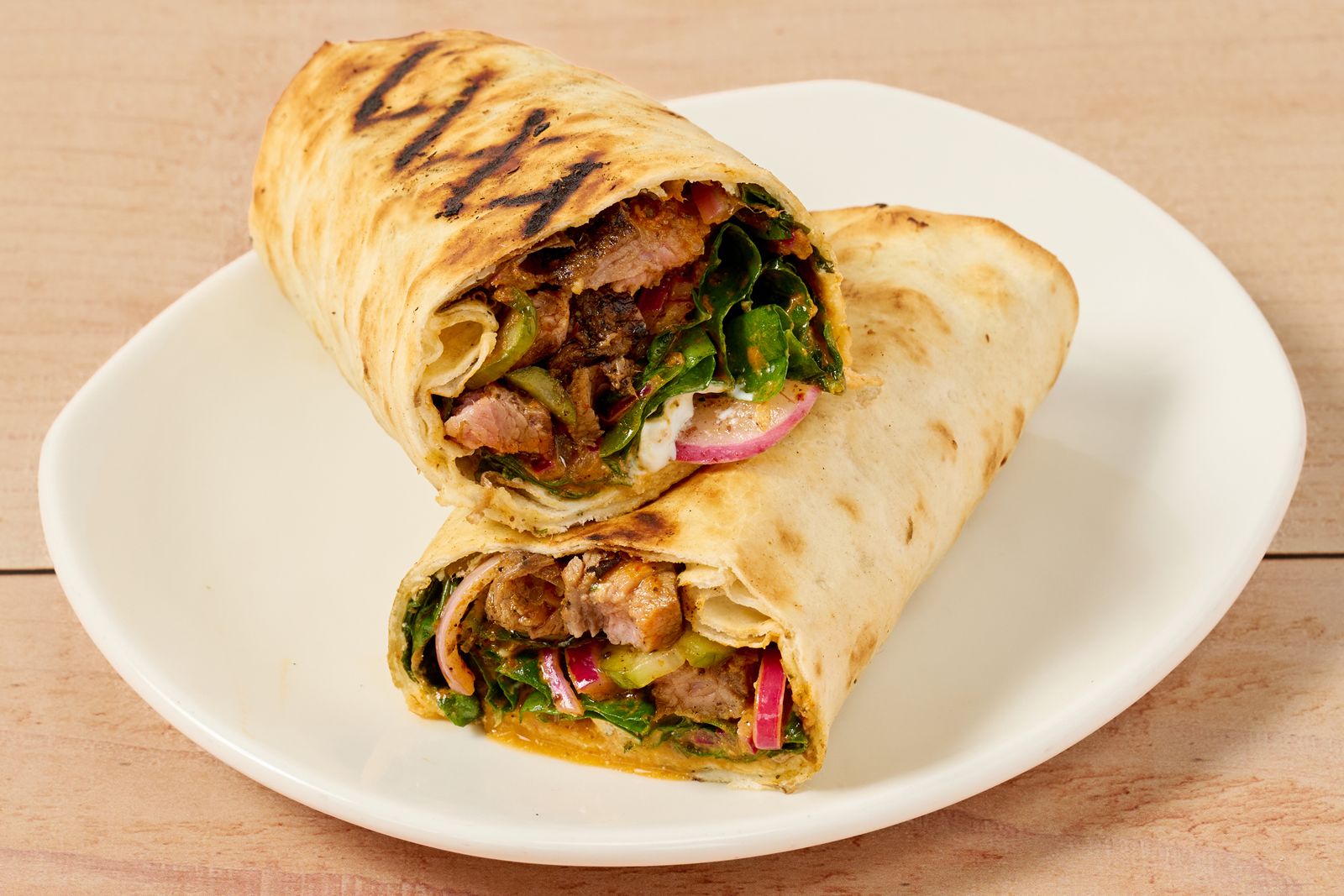 Tender Greens Wraps Up Summer with New Mediterranean-Inspired Wraps Tender Greens Mediterranean Wrap with Steak