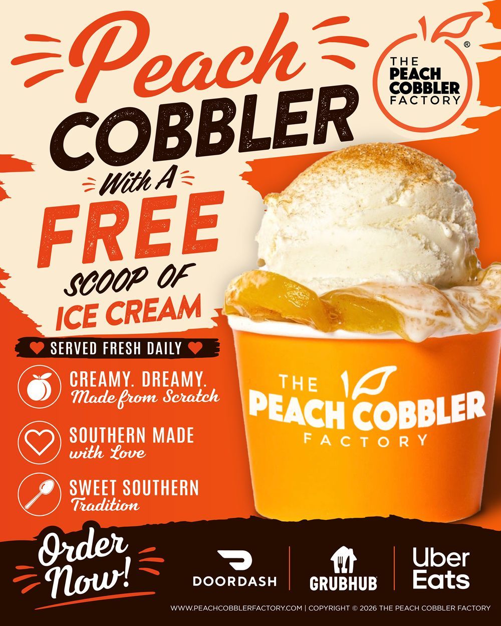 The Peach Cobbler Factory Continues to Soar With New Store in Newark, New Jersey The Peach Cobbler Factory Continues to Soar With New Store in Newark, New Jersey