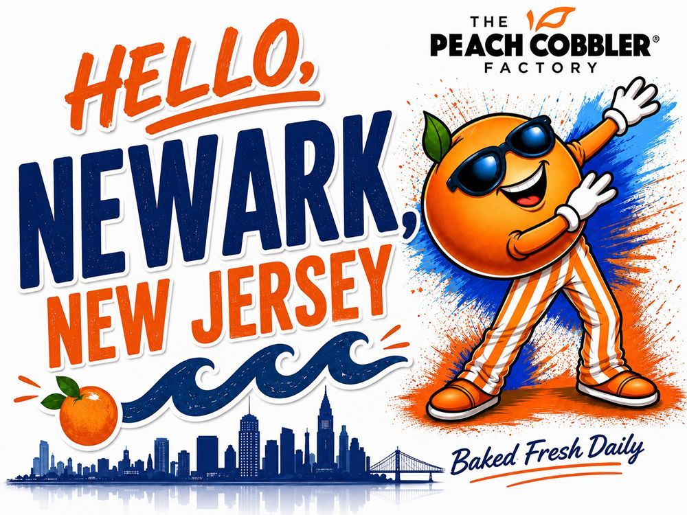 The Peach Cobbler Factory Continues to Soar With New Store in Newark, New Jersey The Peach Cobbler Factory Continues to Soar With New Store in Newark, New Jersey