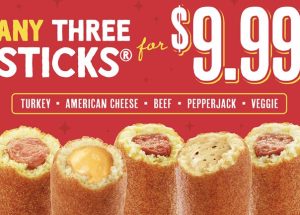 Hot Dog on a Stick Celebrates National Snack Stick Day With 3 for $9.99 Deal