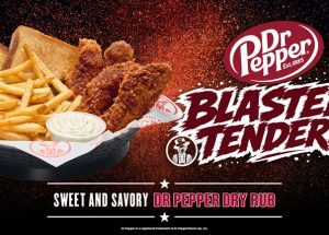 Slim Chickens Launches Dr Pepper Blasted Tenders, Tender Bites and Wings