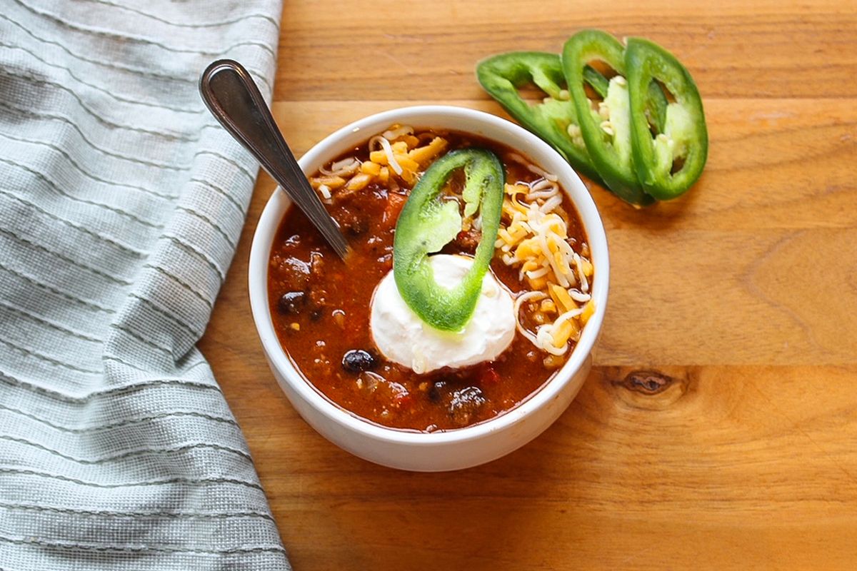 bellagreen Pumpkin Beef Chili bellagreen's Fall Menu Puts Savory Pumpkin on the Plate, All of It Gluten-Free