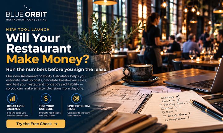 Will Your Restaurant Make Money? Blue Orbit Restaurant Consulting Launches New Financial Planning Tool