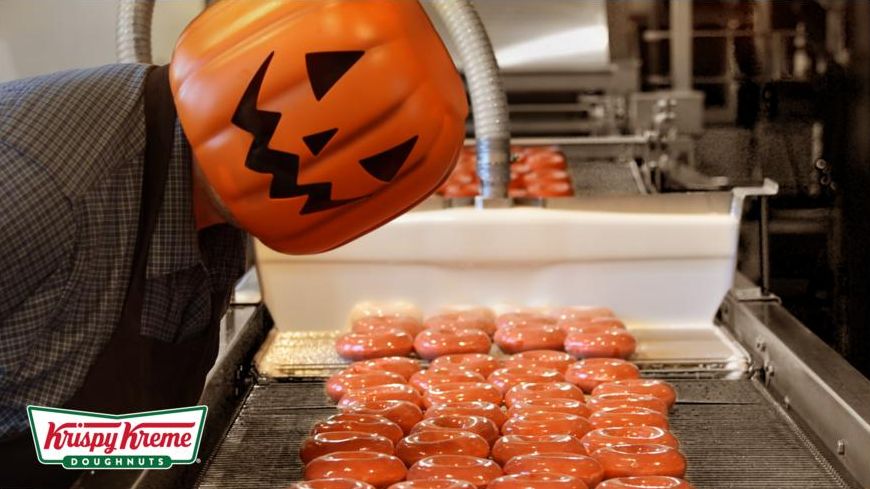 Krispy Kreme Introduces Orange Original Glazed Doughnuts in All Jacked Up Dozen Krispy Kreme Introduces Orange Original Glazed Doughnuts in All Jacked Up Dozen