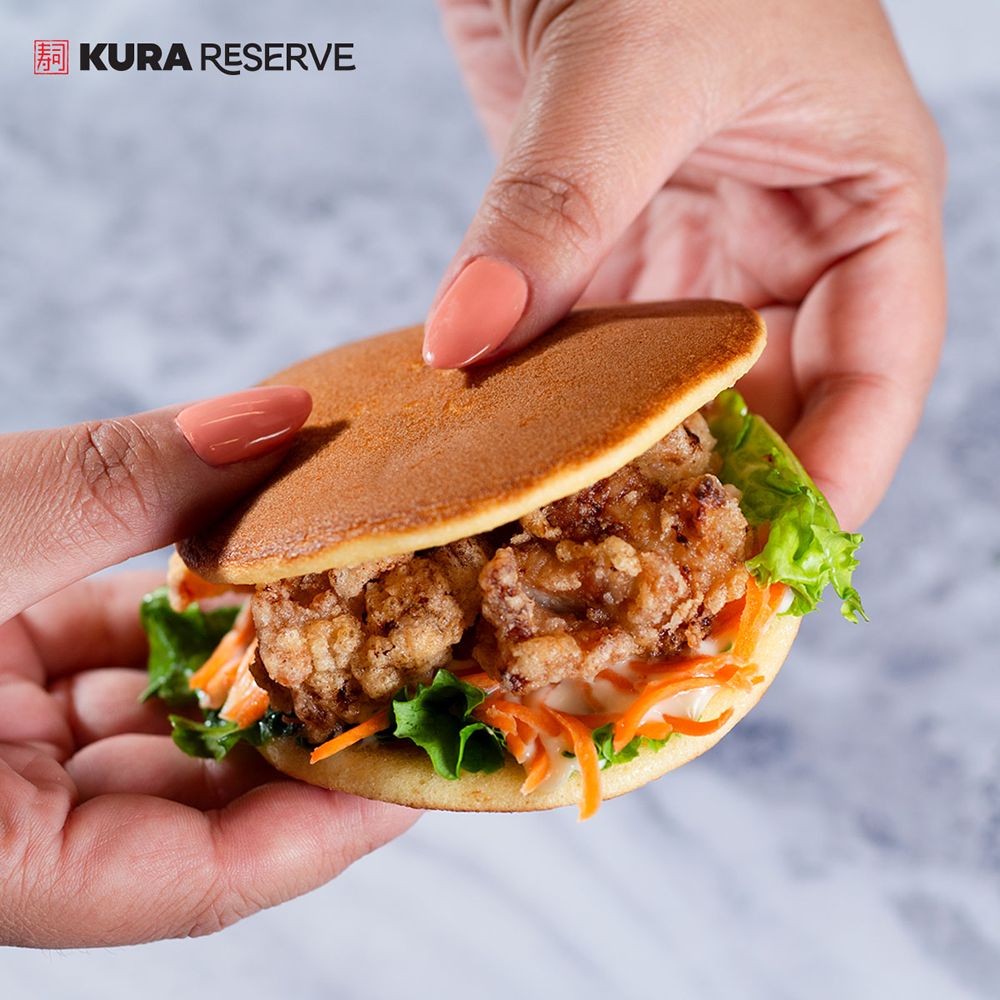 Kura Sushi USA Crispy Chicken Dorayaki Kura Sushi USA Adds Smoky, Savory Flavors with a New Kura Reserve Menu This October